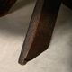 Fireplace Stool in Oak and Straw, France 1950s