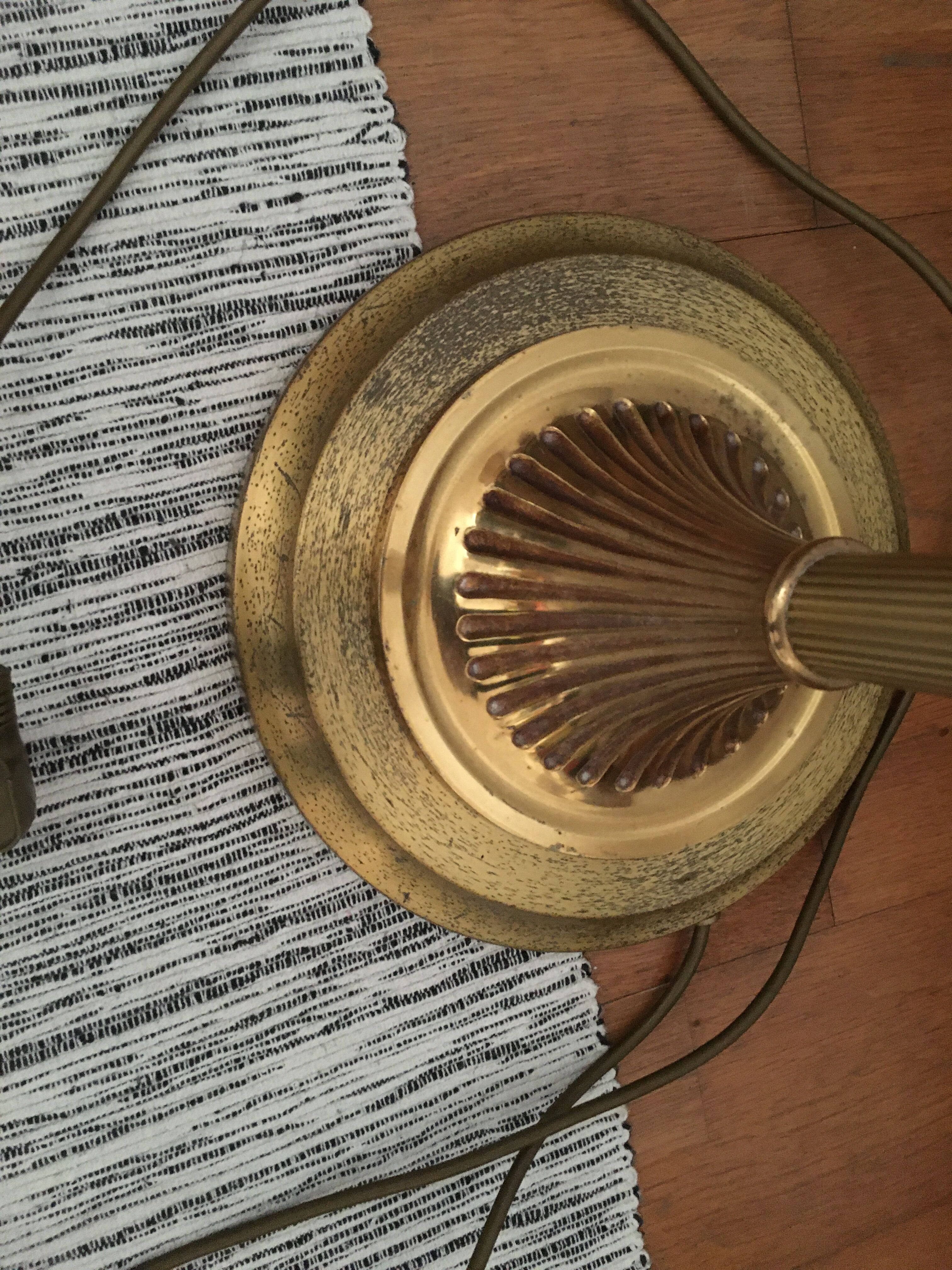 Louis XVI-style halogen lamppost in bronze and brass Lucien GAU