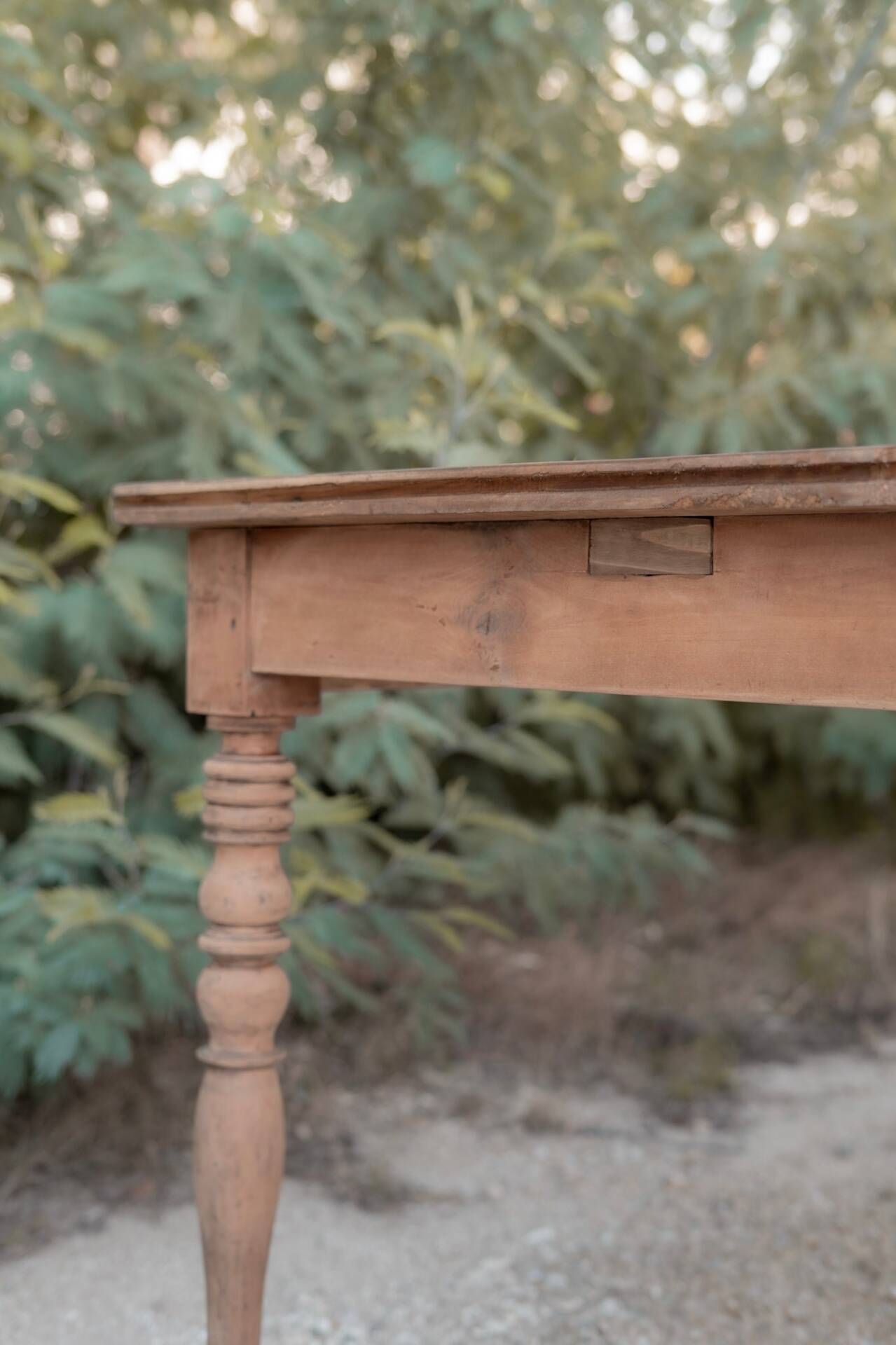 Renovated old farmhouse table