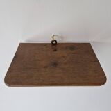 Wall shelf in wood T-console