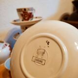 Coffee set in Sarreguemines earthenware