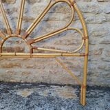 Bamboo and rattan headboard