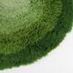 Tapis vintage belge au dégradé vert enchanteur
