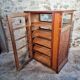 Antique shop display cabinet – Pine wood – 1920s/30s – On wheels
