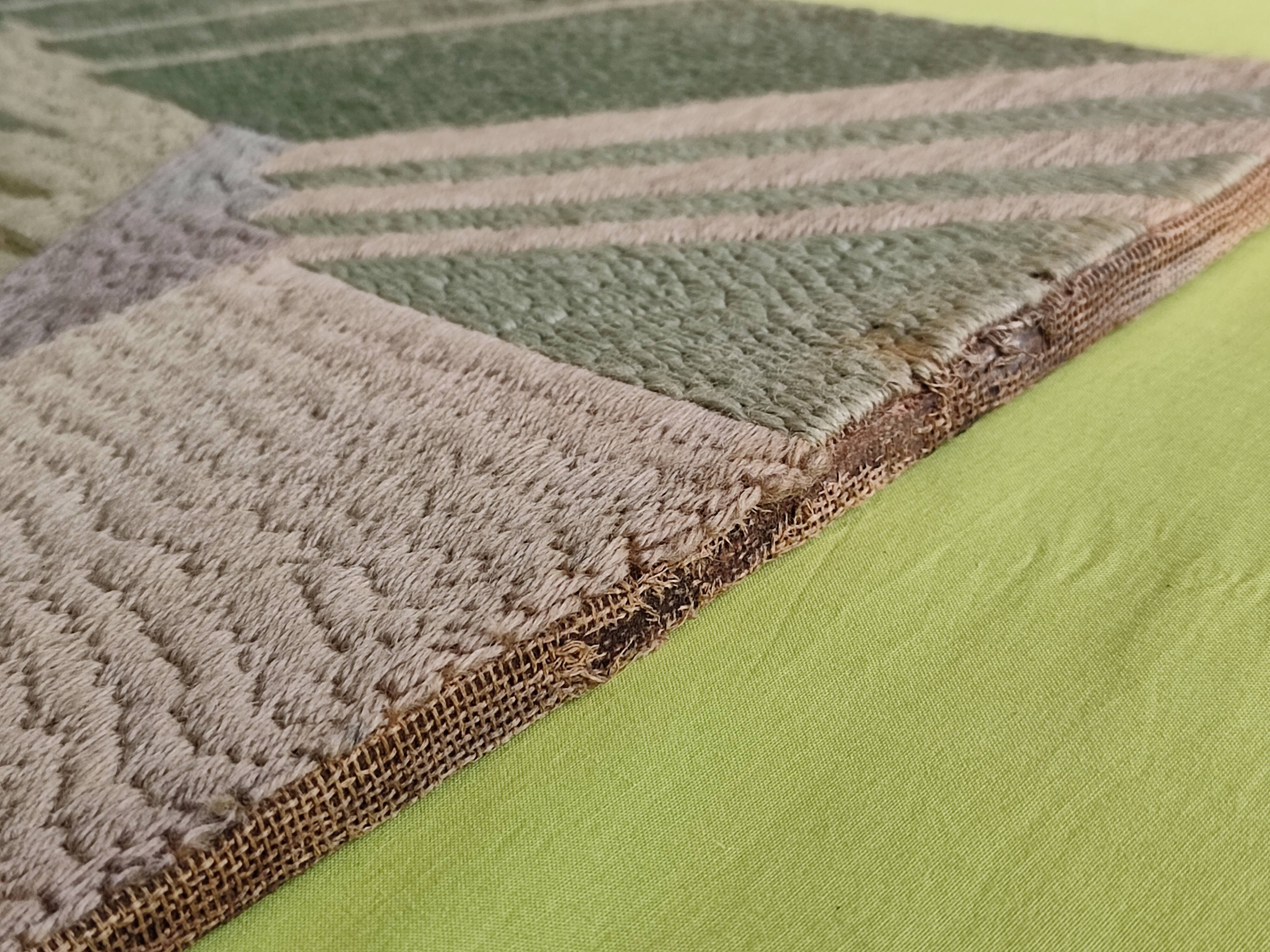 Large format handmade wall tapestry vintage