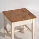 Antique white wooden bedside table (circa 1920)