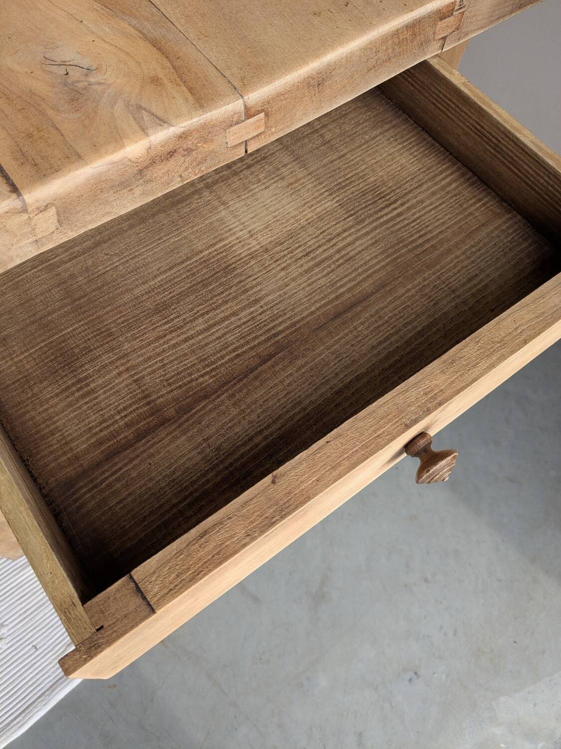 Restored farmhouse dining table