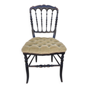 Chaise Napoléon III - noirci