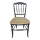 Napoleon III chair in blackened wood, 19th century