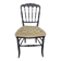 Napoleon III chair in blackened wood, 19th century
