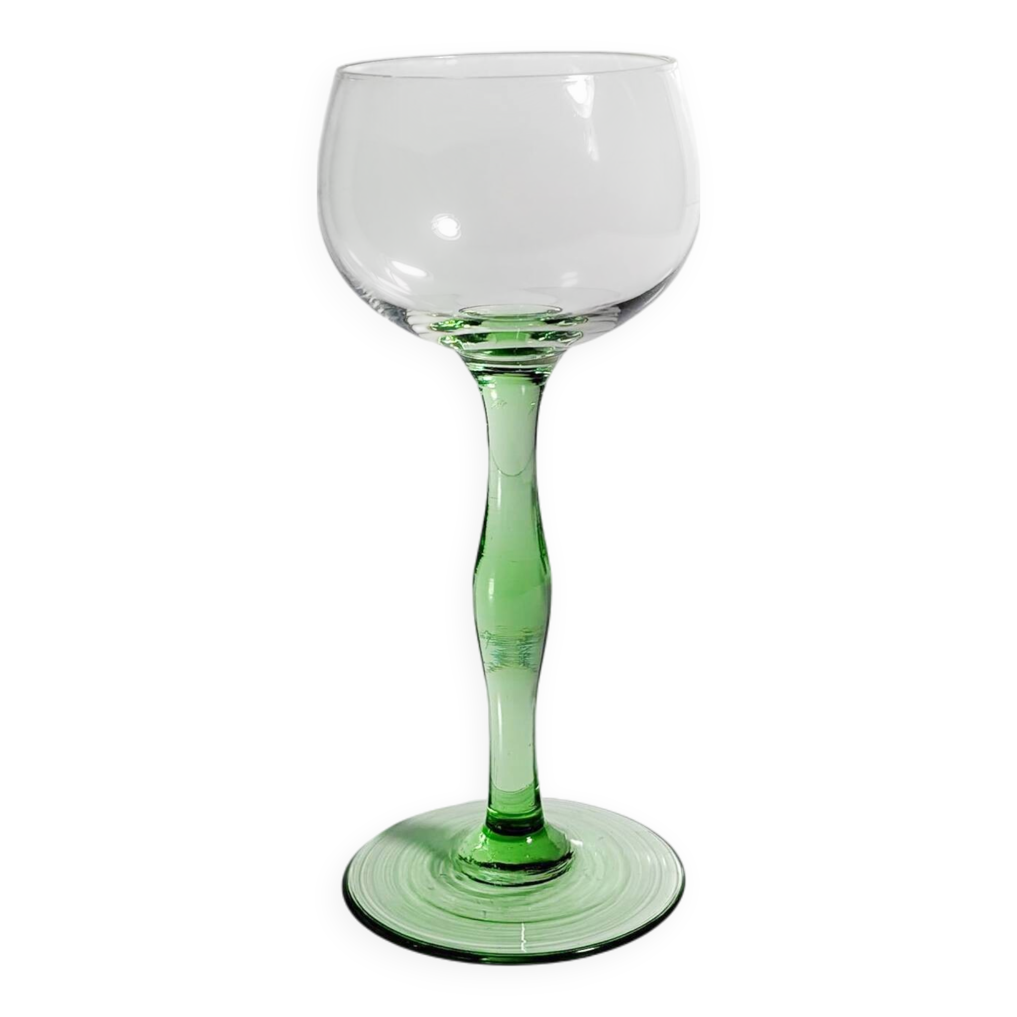 5x Art Nouveau wine glasses handmade - Peter Behrens Style 1900