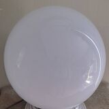 Opaline ball lamp on base