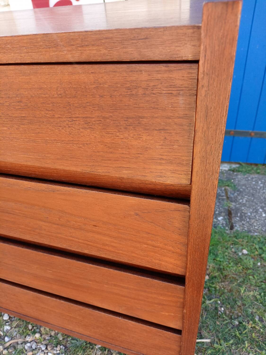 Vintage teak chest of drawers