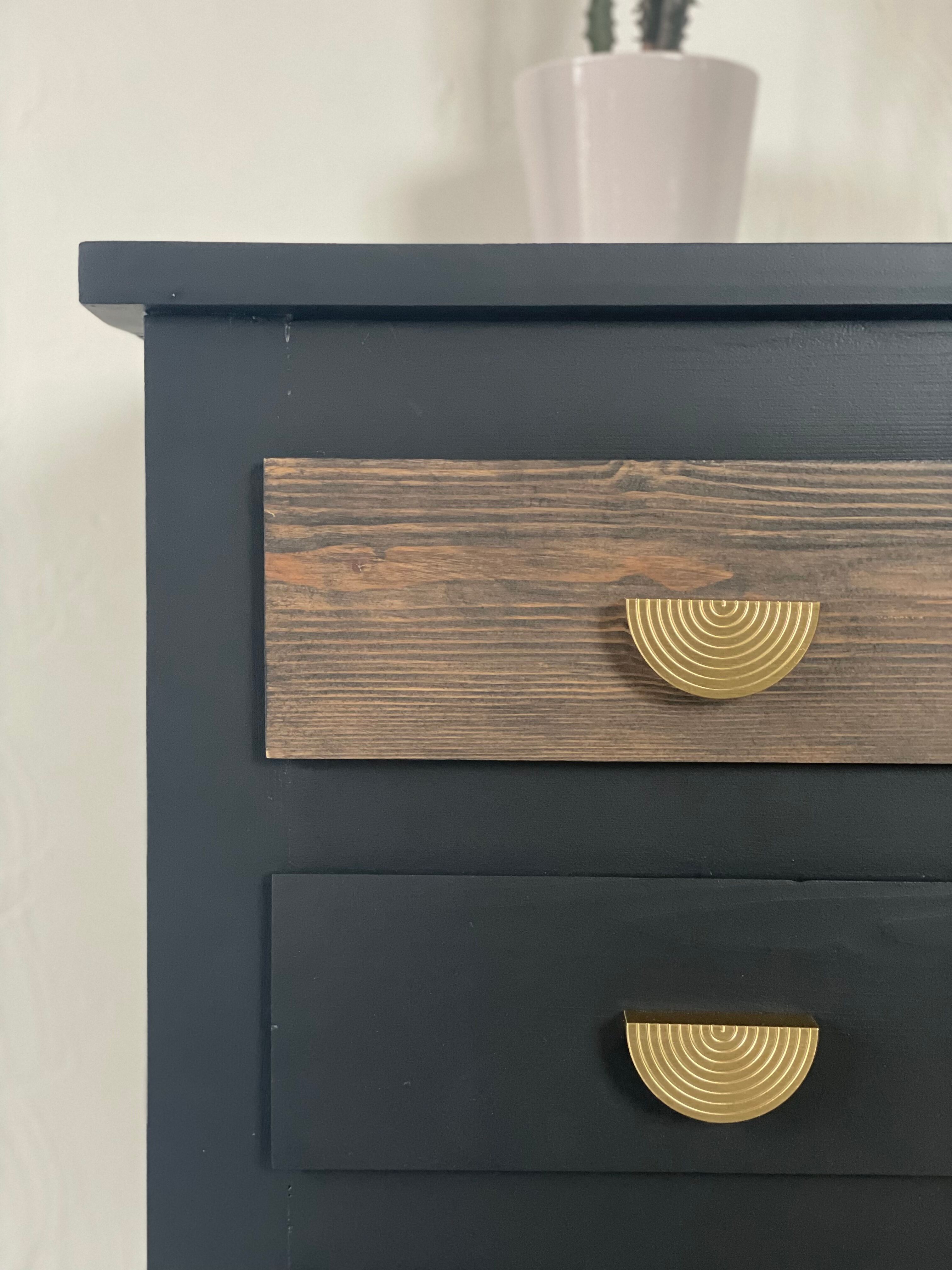 Ebony chest of drawers