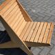 Foldable wooden garden chair from the 70s, Netherlands