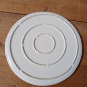 2 plats à tarte en barbotine
