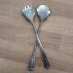 Salad service A E.P zinc Italy silver-plated metal 24 cm c24