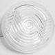 Ceiling lamp graphic 1970 glass