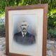 Framed portrait of a man.