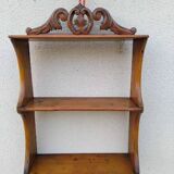 Antique solid wood wall shelf