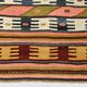 Tapis kilim turc Orientel 4x9, style géométrique, 132x280 cm