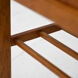 Scandinavian nightstand with double table top