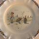 8 dessert plates and service dish Sarreguemines Les Enfants Richard