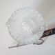 Cast glass ice bucket and 1950s Gallic claw