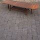 Table basse Ercol avec deux rallonges