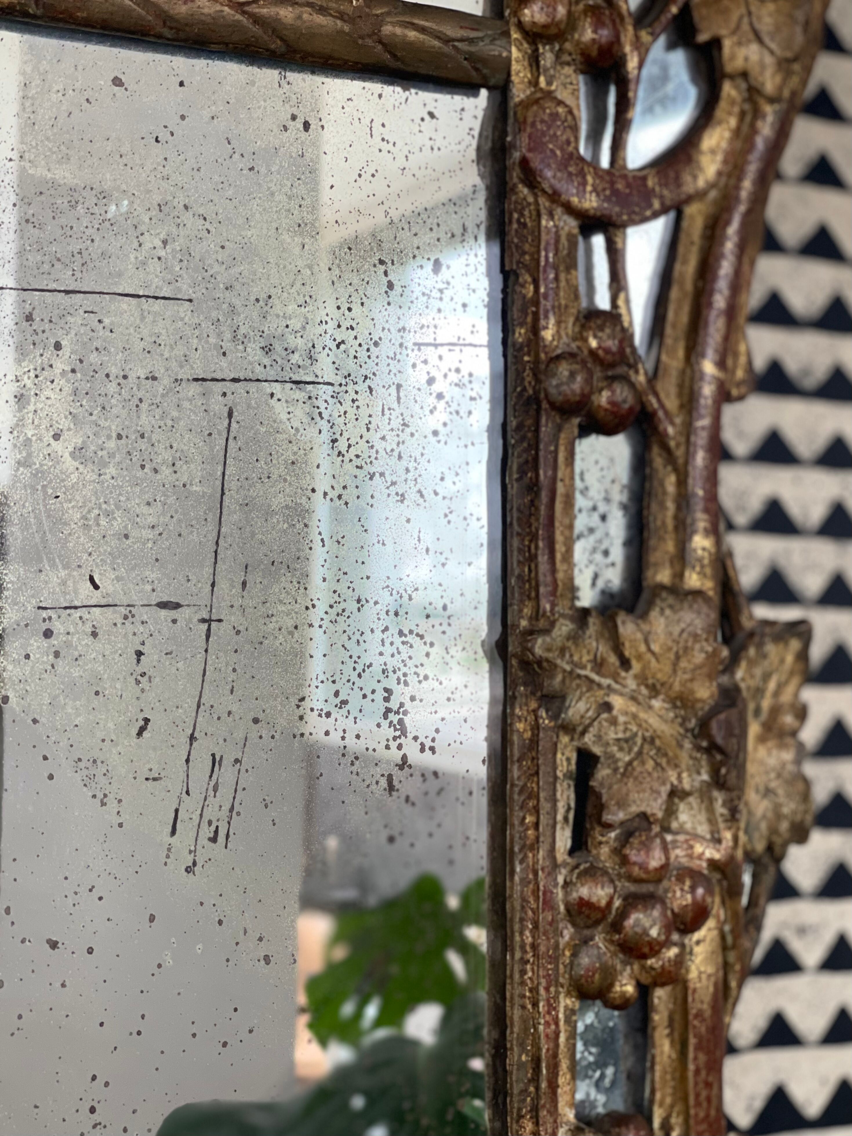 Beaucaire mirror 18th 55x110cm