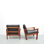 Fauteuils par Illum Wikkelsø pour Niels Eilersen, années 1950, ensemble de 2