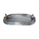Silver metal tray