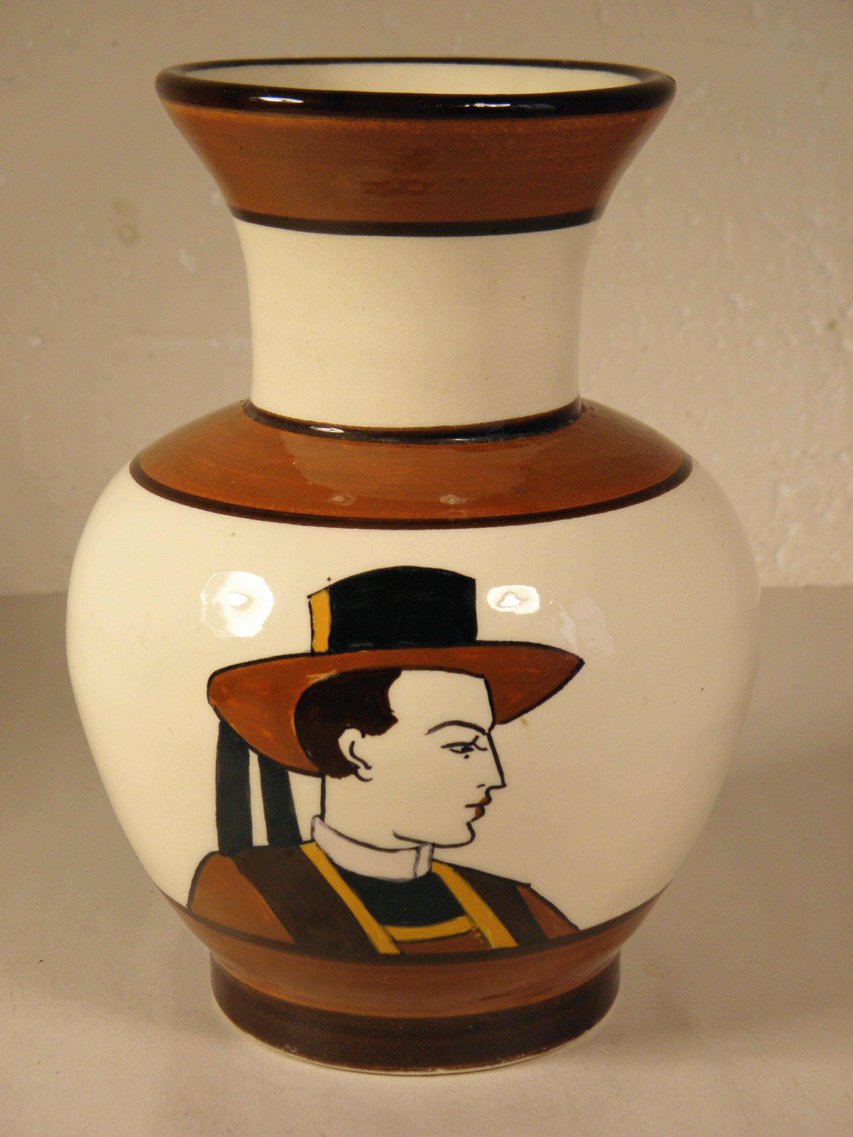 Vase en faience de quimper