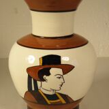 Quimper earthenware vase
