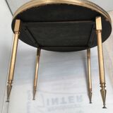 Brass and marble coffee table 60s