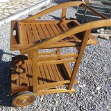 teak trolley