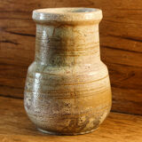 Glazed sandstone vase