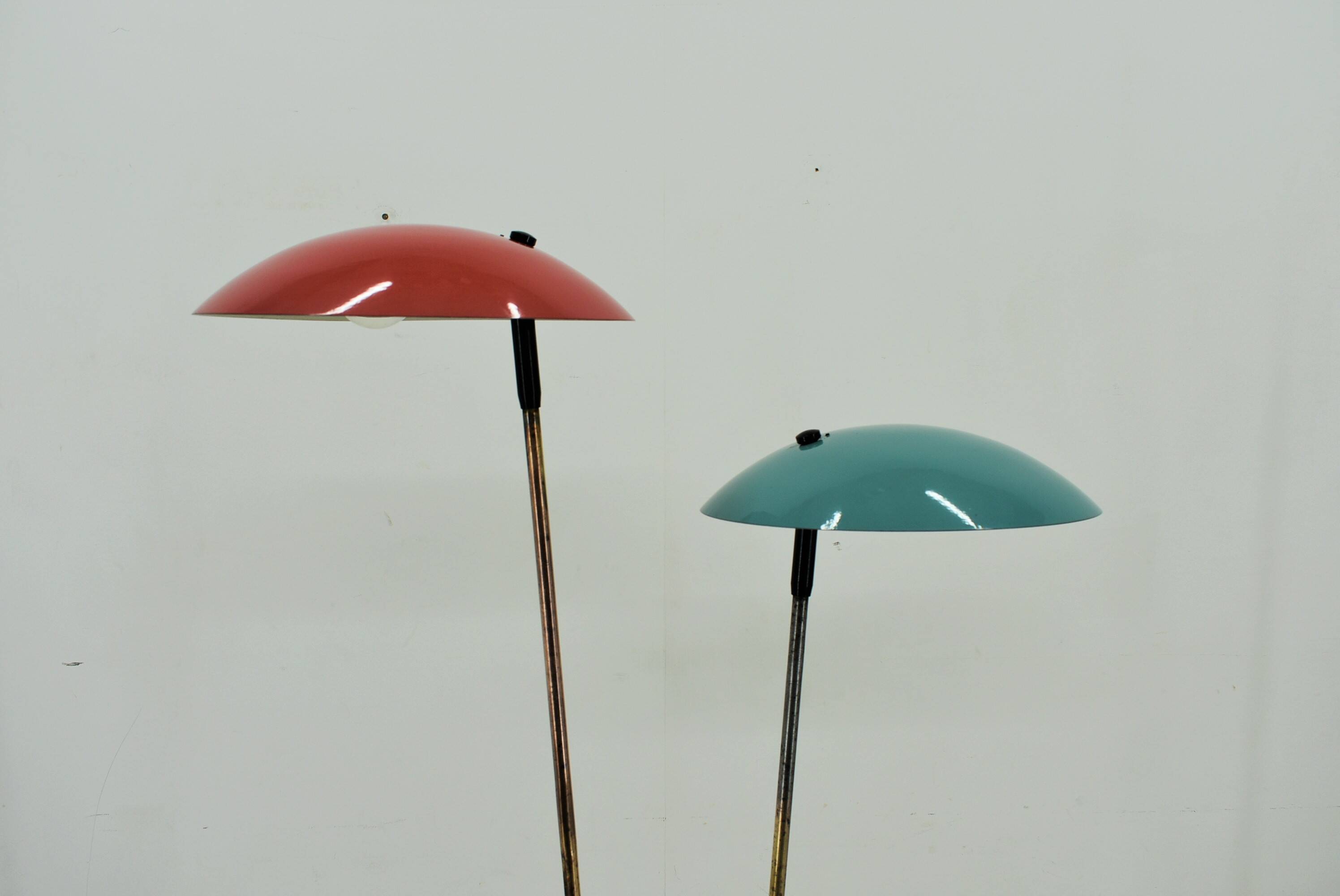 Midcentury Floor Lamp Drukov, Josef Hurka, 1960s