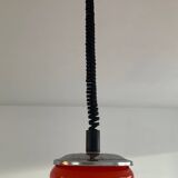 Opaline pendant light up and down from the 70s