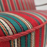 Canapé 2 places danois des années 1960 par Fritz Hansen, laine d'ameublement.