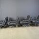 Set of 4 swivel chairs by Bernd Munzebrock for Walter Knoll, 1970s