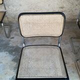 4 chairs b32 cesca by Marcel Breuer