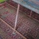 Metal industrial bench