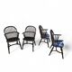 4 x Classic Georgian Bow and Stick Back Windsor Chair / Crinoline stretcher chairs