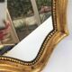 Old gold molded mirror 15,5x39,5cm
