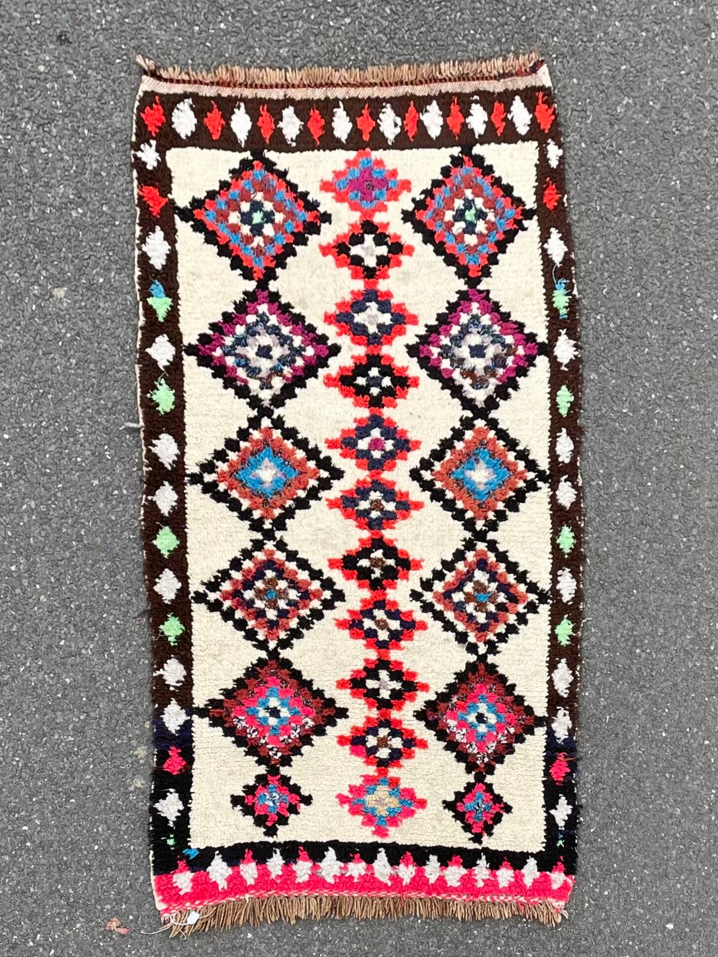 Berber carpet Azilal 90x180 cm