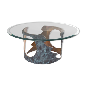 Table basse Willy Ceysens en bronze