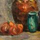 Italian still life painting in impressionist style