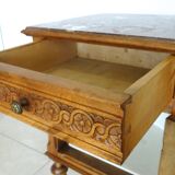 Bedside table - early 1900 - marble/ceramic