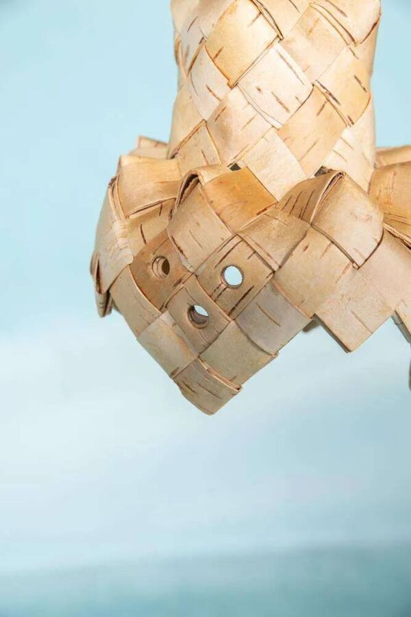 Suspension scandinave vintage des années 60, suspension Japandi